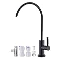 Anpean Drinking Water Faucet, SUS304 Stainless Steel Kitchen Water Filter Faucet for Reverse Osmosis and Water Filtration Systems, Matte Black