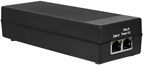 ENS POE-INJECT02 1CH POE Injector,10/100Mbps, at,Up to 100m,w/48W Power Adaptor, RJ45 Connection.