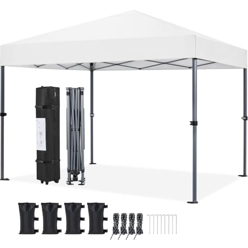 Yaheetech 10x10 Pop Up Canopy Easy Set-up Tent, Portable...