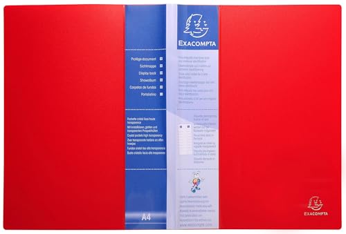 Protège-documents Exacompta en polypro rigide durable avec porte-étiquette 3 faces - 2