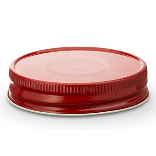 Red Jar lids by Kook