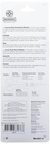 Mundial S/A Tesoura Cabelo Laser 7'' Pv Preto