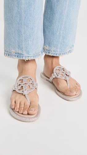 Image of Tory Burch Women's Miller Knotted Pave Sandals