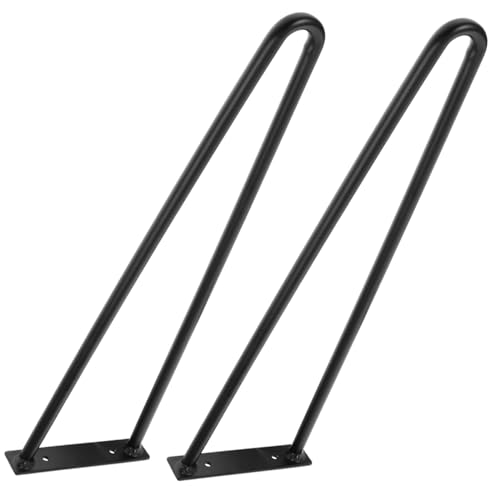 Phantasmia ミニマリストデザイン金属製家具脚2個セット ? 頑丈なU字型ソファテーブル脚で安定サポート