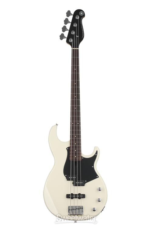 Amazon.com: Yamaha BB234 BB-Series Bass Guitar, Vintage White