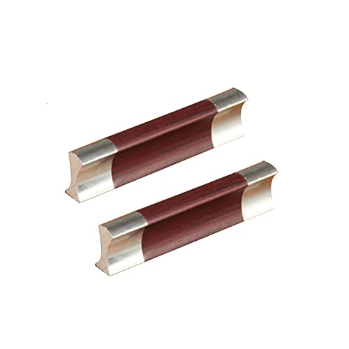 Lot de 2 Poignee de Meuble Cuisine Argent en Alliage de Zinc Poignet de Tiroir pour Cuisine Armoire Porte Placard Home Decorating Boutons de portes (hole distance 64mm,A) Cover