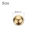 uxcell 20pcs Precision Solid Brass Bearing Balls 8mm Industrial Brass Ball Spheres for Machinery, Automotive, and DIY