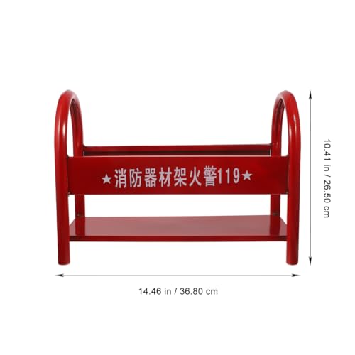 ULTECHNOVO Fire Extinguisher Storage Holder Heavy Duty Metal Fire Extinguisher Rack 14.5 Inch Shelf for Home Office School Safety - Thumbnail 2