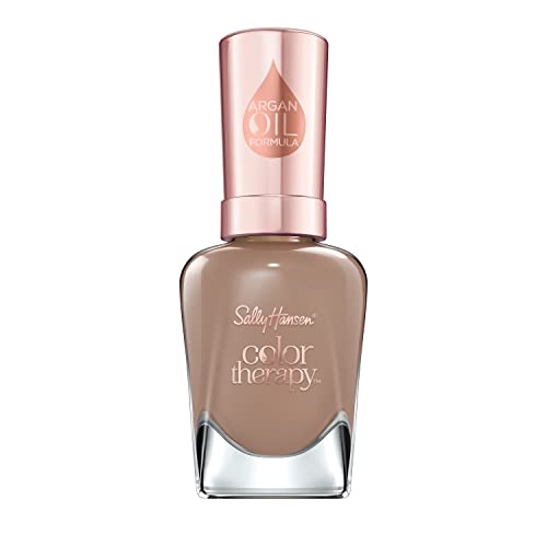 Image of Sally Hansen Colour Therapy Nail Polish with Argan Oil, 14.7 ml, Mud Mask