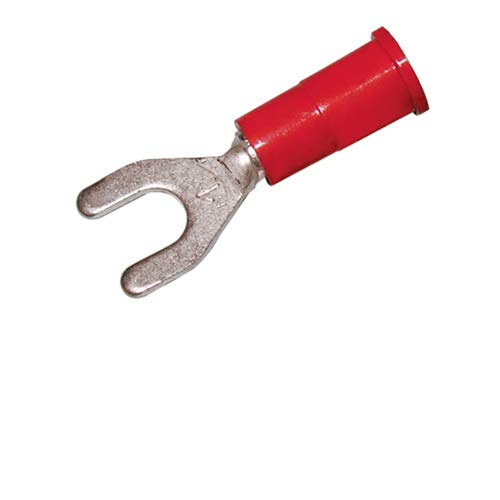 3M Spade Terminal Vinyl Insulated #8 22-18 Gauge RED-75PK