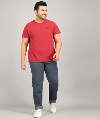 Image of STUDIO NEXX Regular Fit Cotton Lycra Blend Black Jeans