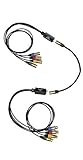 Other Brand 2 Digital Snakes Converts DMX - Cat5 Includes (4) 3 Pin Female (4) 3 Pin Male