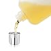 True Rogue Plastic Flask for Liquor - Hidden & Discreet 10oz White Plastic Flask with 1oz Aluminum Shot Glass Cap for Travel & Cruise Liquor Beverages - Set of 1