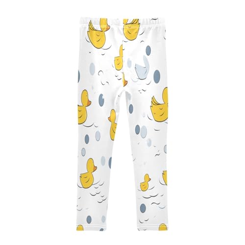 Toddler Girls Leggings Printed Yoga Pants Leggings Yellow Duck Blue Ball for Kids2