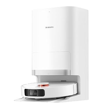 Xiaomi Robot Vacuum X20+ com estação base inteligente multifuncional 6000Pa, potência de sucção, navegação a laser LDS, controle de voz, molhado e seco, 4 L, 30 W, C101, branco