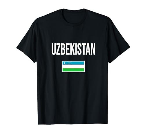 Uzbekistani Home Pride Classic Uzbekistan Country Flag T-Shirt