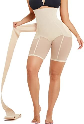 SCARBORO Shapewear Tummy Control Butt Lifting Panties for Women Booty Padded Enhancer Waist Body Shaper Slimmer Girdle Shorts