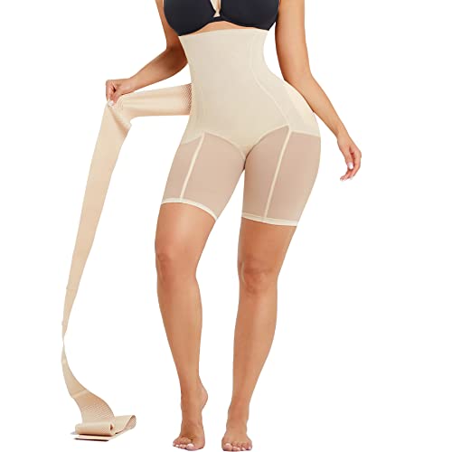 Scarboro Shapewear Shorts For Women Tummy Control Body Shaper Underwear Butt Padded Enhancer Panties Waist Trainer Girdle Beige #TOP27
