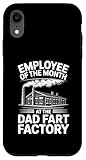 Installation facile Père employé du Mois à la Dad Fart Factory Coque pour iPhone XR