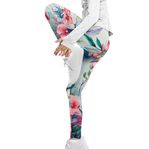 Girls Leggings Size 4-13 Years for Running Cycling Yoga Workout4