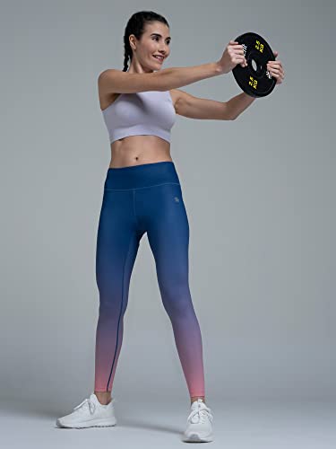 Image of CULT Women's Solid Polyester 4-Way Stretch, AbsoluteFit Training Tights, Moisture-Wicking, Leggings for Sports, Gym, Active Wear