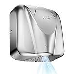 AIKE Elephant Commercial Hand Dryer, High-Speed, Durable Stainless Steel for High-Traffic Restrooms, 220V AK2812