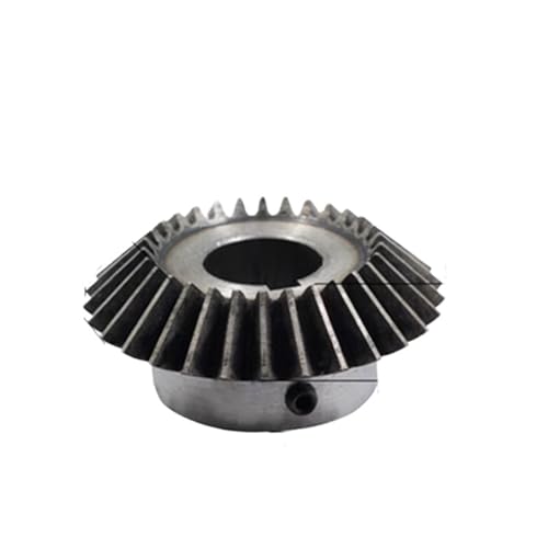 Engrenage conique en acier robuste à 90 degrés avec clavette 14mm et alésage 45mm