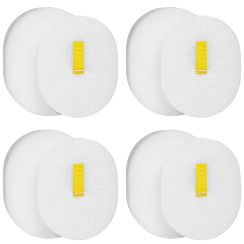 Willsunton 4 Stück Vormotorfilter für Shark PowerDetect Clean & Empty IIP3225EUT IP3253EUT IP3251EUT IP3251AMZEUT IP3256EUT IP3257EUT IP1251EUT Akku-Staubsauger