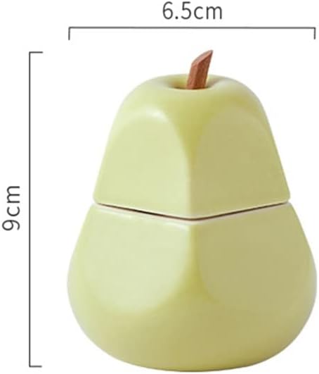Ceramic Seasoning Jar with Spoon Cream Storage Kitchen Chili Soy Sauce