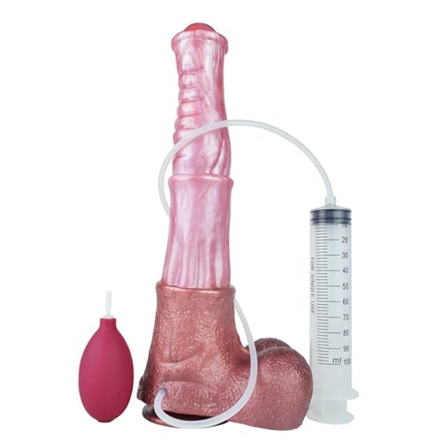 Gode nœud fantaisie gonflable en silicone premium avec ventouse