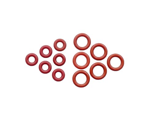 Carbon-14 BES900, Compatible with Breville O-Rings for Hoses, 0.3inch and 0.2inch, red