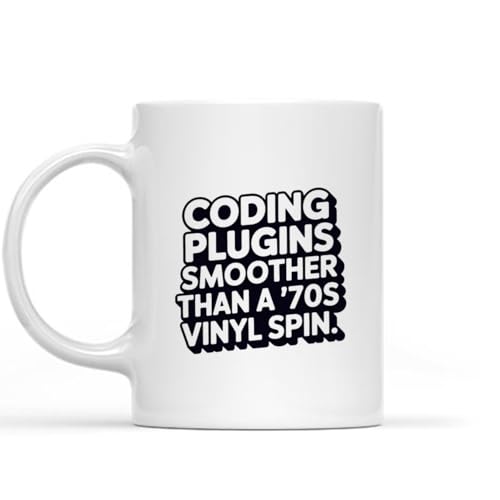 Wordpress Developer Plugin Coder Vintage 1970 Custom Coffee Mug