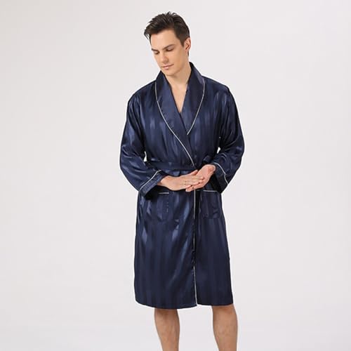 Conjunto de pijamas de jacquard para hombres que buscan evitar el calor al dormir 5