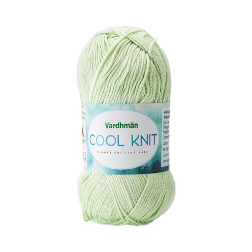 Image of Vardhman Cool Knit All Season Lightweight Poly Viscose Yarn | Pack-1