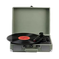 Vinyl Record Player Retro Suitcase Record Player Built-in Speakers Bluetooth Vintage Vinyl Player Durable Ruby Stylus 3… - Les Beatles, Paul McCartney, John Lennon, RIngo Starr, George Harrison