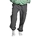 Women Baggy Cinch Bottom with Pocket High Elastic Waisted Soft Sweatpants Solid Color Fashion Workout Casual Jogger S-4XL