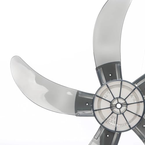 Ventilateur de 45,7 cm de rechange en plastique, pour ventilateur de table vertical, ventilateur de sol en polypropylène gris, 450 mm, accessoire silencieux compatible avec les ventilateurs muraux – vue 6