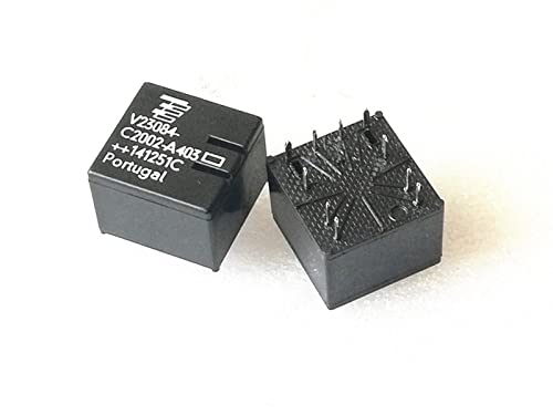 Relé electromecánico V23084-C2002-A403 DIP10 para circuito impreso de módulos vehiculares