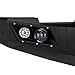 YZONA Pickup Truck Bumper Front Bumper Compatible with 2007-2013 GMC Sierra 1500 Off-Road Equipped with 5 x LED Lights, License Plate Bracket, Winch Plate, Sensor Holes & D-rings, Black