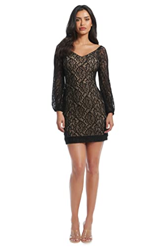 Amazon.com: Dress the Population Women's Esperanza Stretch Lace