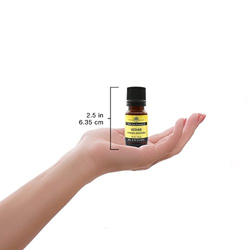 Plantlife Vetiver Aromatherapy Essential Oil - Straight From The Plant 100% Pure Therapeutic Grade - No Additives Or Fillers - 10 Ml #TOP2