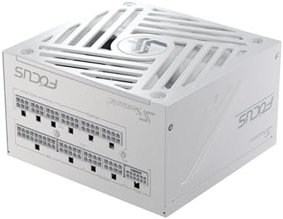 Seasonic Focus GX-850 850W Power Supply ATX 3.1 & PCIe 5.1 Ready White | 80 Plus Gold & Cybenetics Platinum Fully Modular 12V-2x6 RTX 5080 AMD RX 9000 Ready Japanese Capacitors 10 Years Warranty