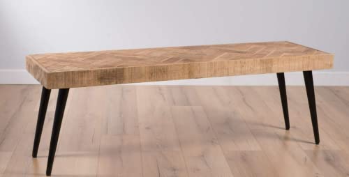 THE KASHTH Urban Industrial Mango Dining Bench