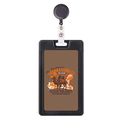 Porte-badge rétractable motif chameau Sunshine Paradise enrouleur badge working