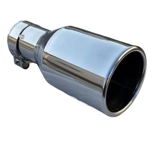 Tuyau d'échappement universel en acier inoxydable à bord plat pour modification auto
