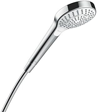 hansgrohe Croma Select S 110 Vario hand shower, 3 spray modes, white/chrome