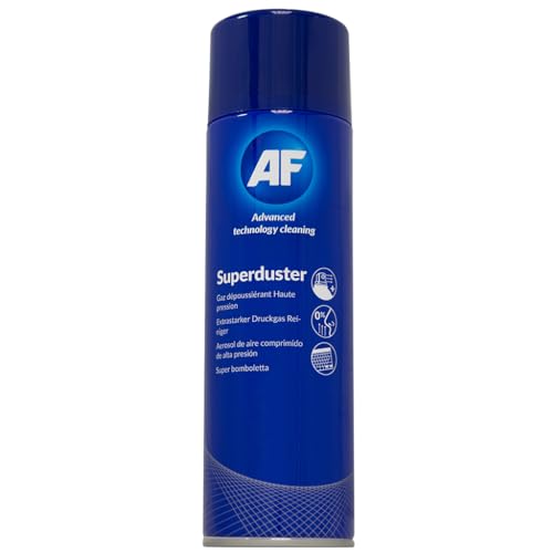 AF Superduster - Non-Invertible High Power Sprayduster / Air Duster Compressed Gas Can - Removal of Dust and Debris - 300ml, SPD300