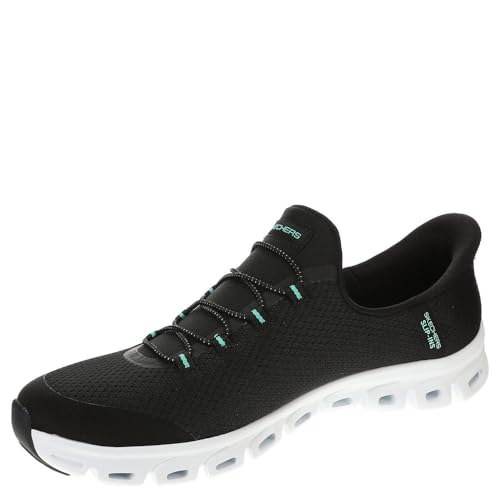 Skechers Skechers Women's Hands Free Slip-Ins Sport Active Glide-Step - Pursuit, Bktq=Black/Turquoise, 7.5