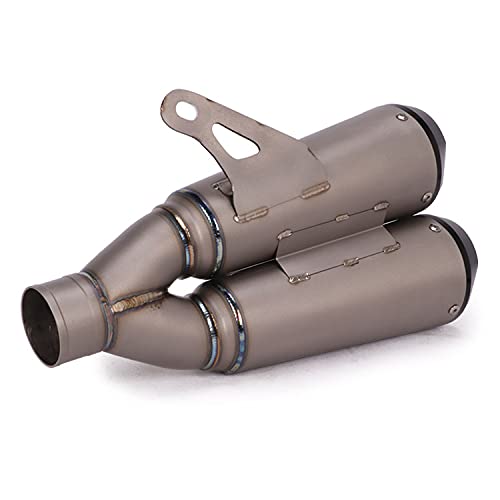 Amazon | バイクマフラー サイレンサー スリップオン 2本出し 50.8mm
