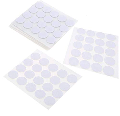 BOBOZHONG Candle Wick Stickers 100 Stück Doppelseitige Klebepunkte Hitzebeständigkeit Candle Making Doppelseitige Aufkleber für Candle DIY Making Cover